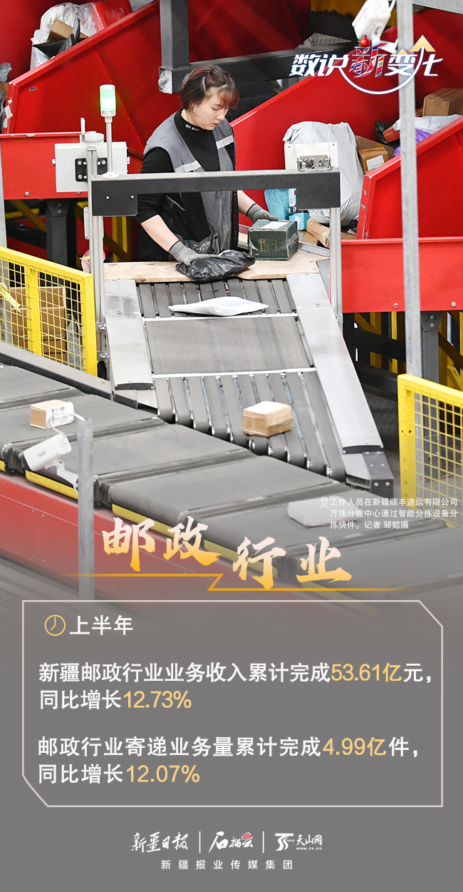 数说“新”变化丨“成绩单”出炉 上半年新疆经济活力迸发