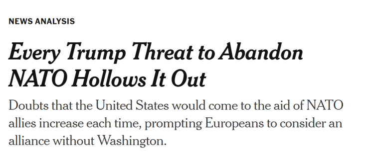 深观察 | 跨大西洋同盟濒临“空心化”：当美国“成为混乱的一部分”_fororder_1