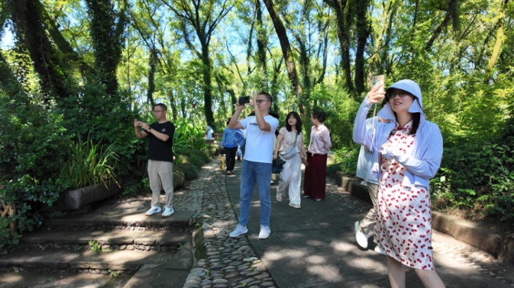 网络名人探访徽州古村落 领略传统与现代交融之美_fororder_网络名人探访1