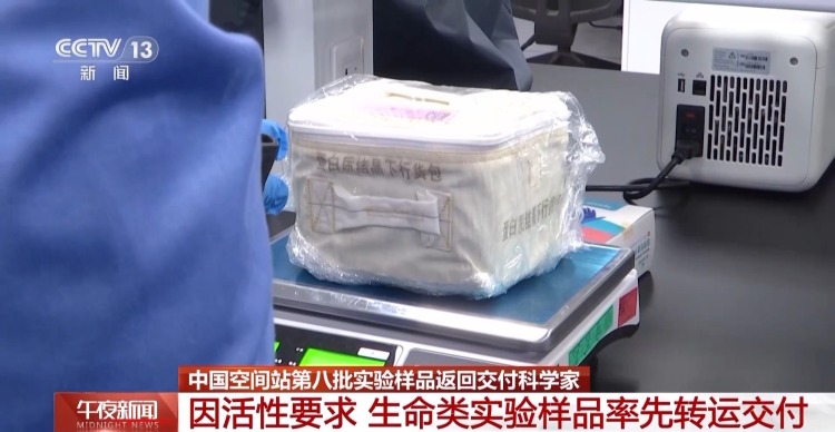 涉及25个实验项目 重约37.25公斤 空间站第八批实验样品返回