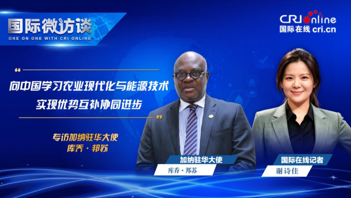 加纳驻华大使：向中国学习技术 实现优势互补协同进步