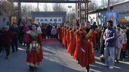 天津蓟州首个村级沉浸式实景演出活动燃动新春