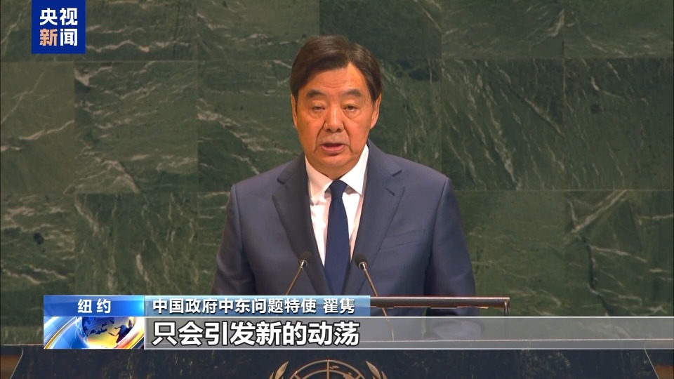 落实“两国方案”高级别国际会议举行 中方呼吁采取切实行动