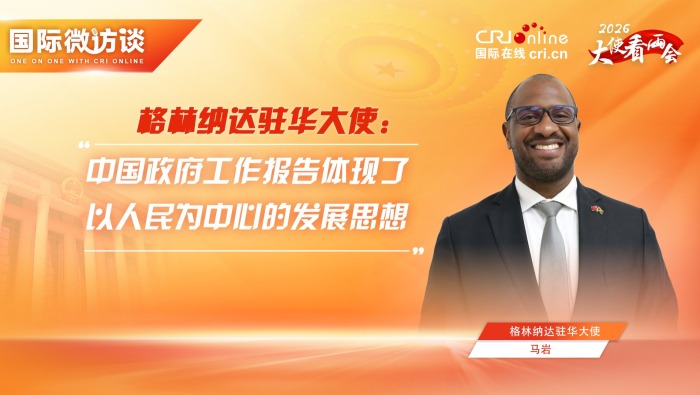 格林纳达大使：政府工作报告体现了以人民为中心的发展思想