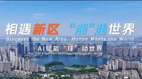 相遇新区 “湘”遇世界丨AI赋能“球”动世界
