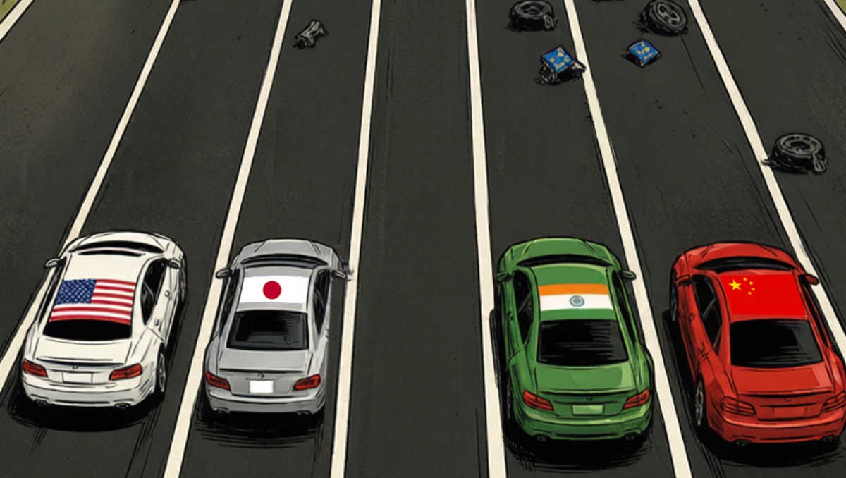 【Caricatura editorial】No es una competencia de velocidad, sino de origen