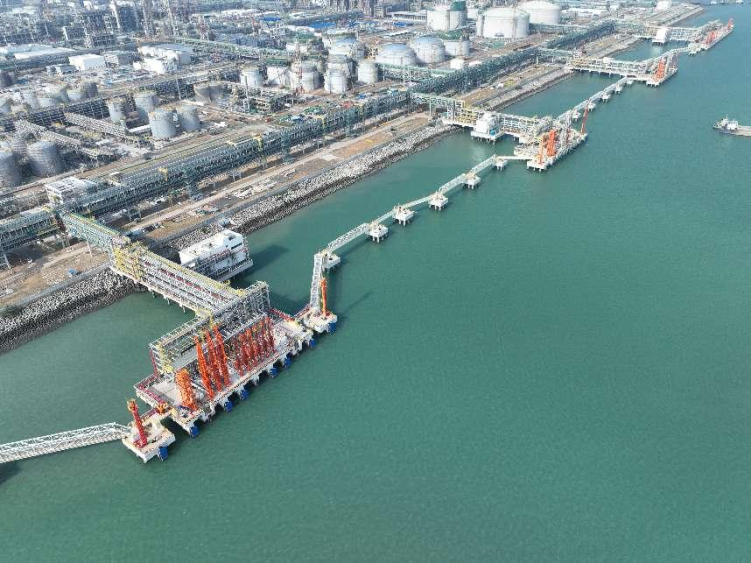 广东湛江巴斯夫一体化项目液体散货码头竣工_fororder_图片1