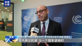 视频丨《联合国气候变化框架公约》秘书处：美“退群”将错失气候行动的益处