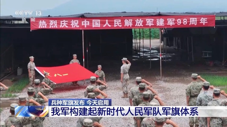 新兵种军旗式样今日启用 使用时机和场合应严格遵守这些要求