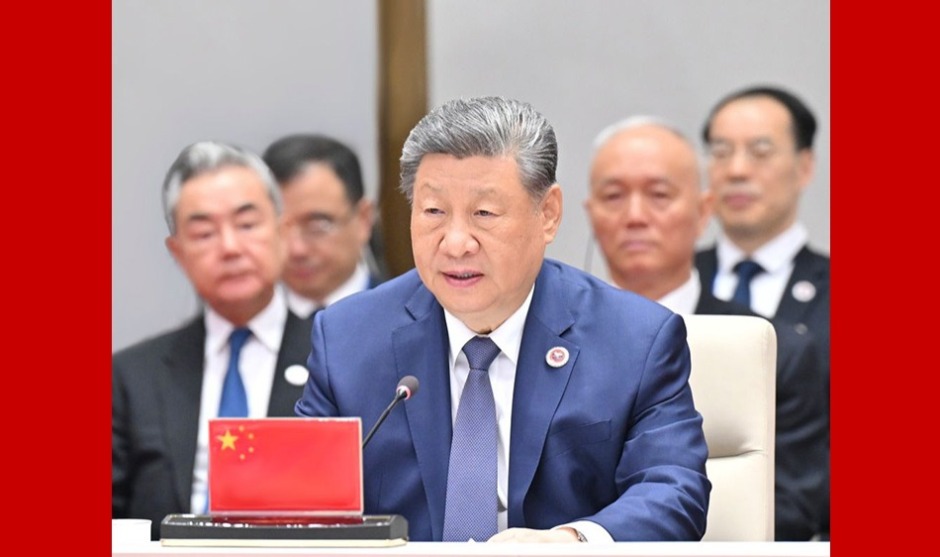 【讲习所】习近平以4点主张推动上合组织实现更高质量发展_fororder_上合红底