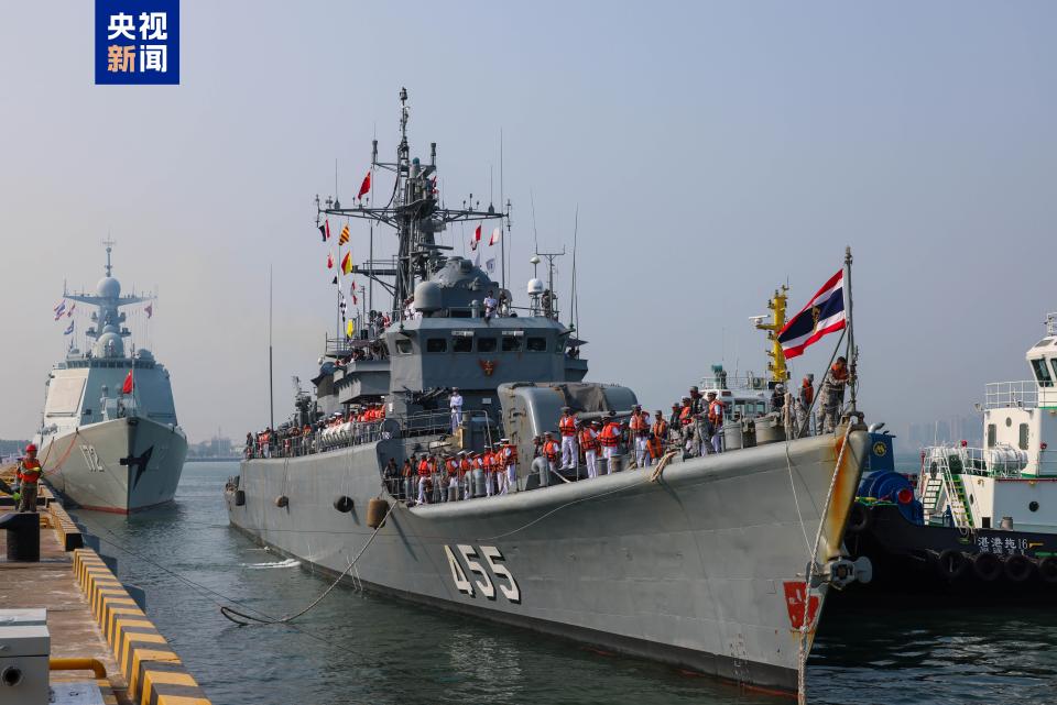 中泰海军联合训练将举行 泰方联训兵力抵达湛江