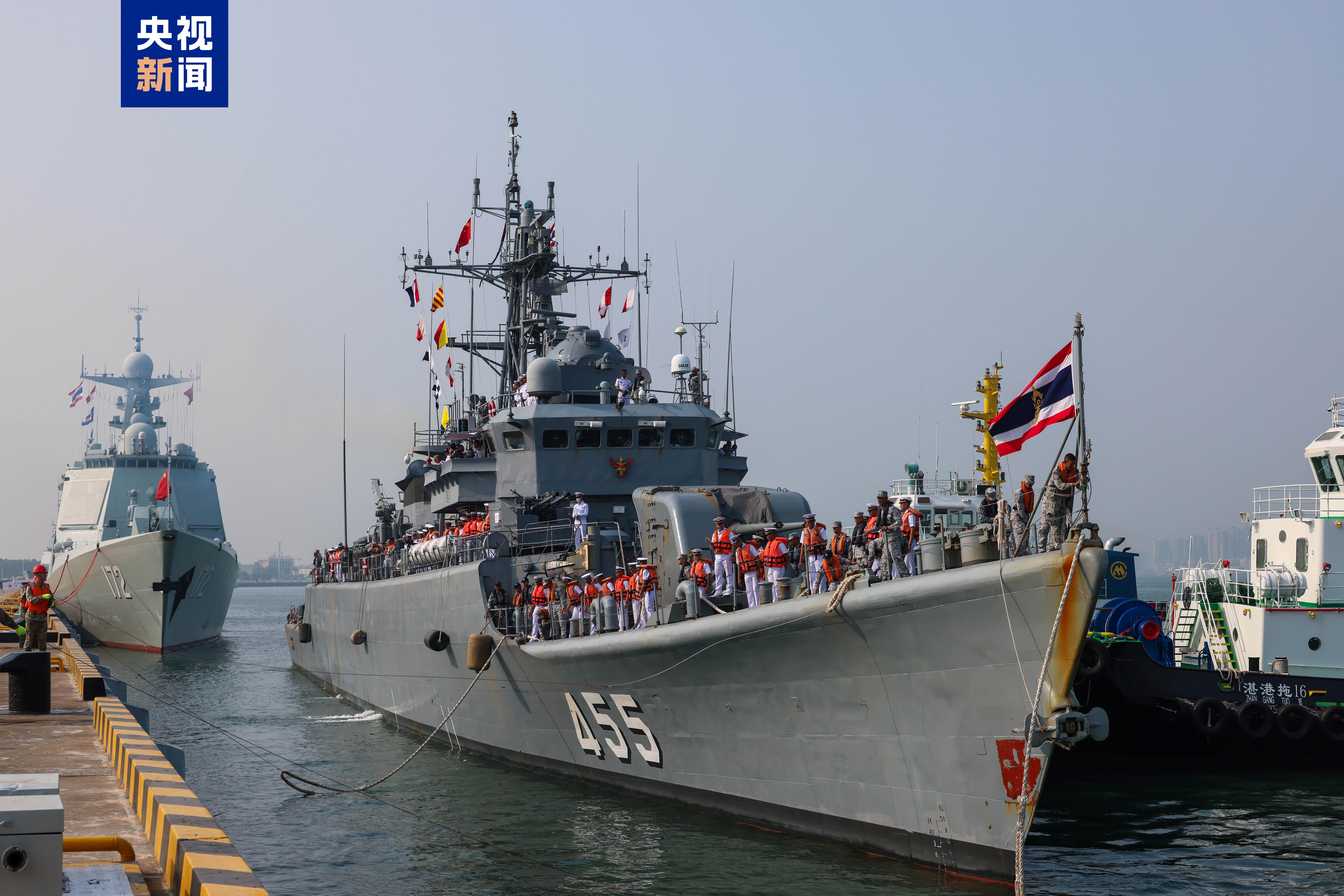 中泰海军联合训练将举行 泰方联训兵力抵达湛江