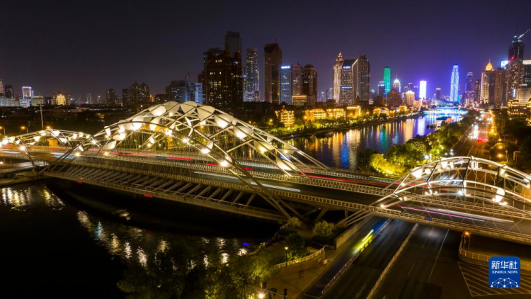 美丽中国｜璀璨灯光 扮靓津夜