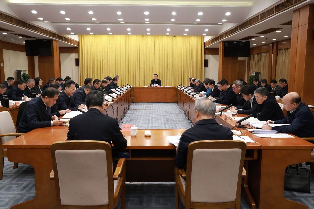 浙江省委常委会召开会议 听取省人大常委会省政府省政协省法院省检察院党组工作汇报