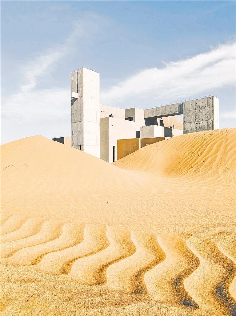 漠里安沙漠美术馆落地中卫 一期预计8月竣工