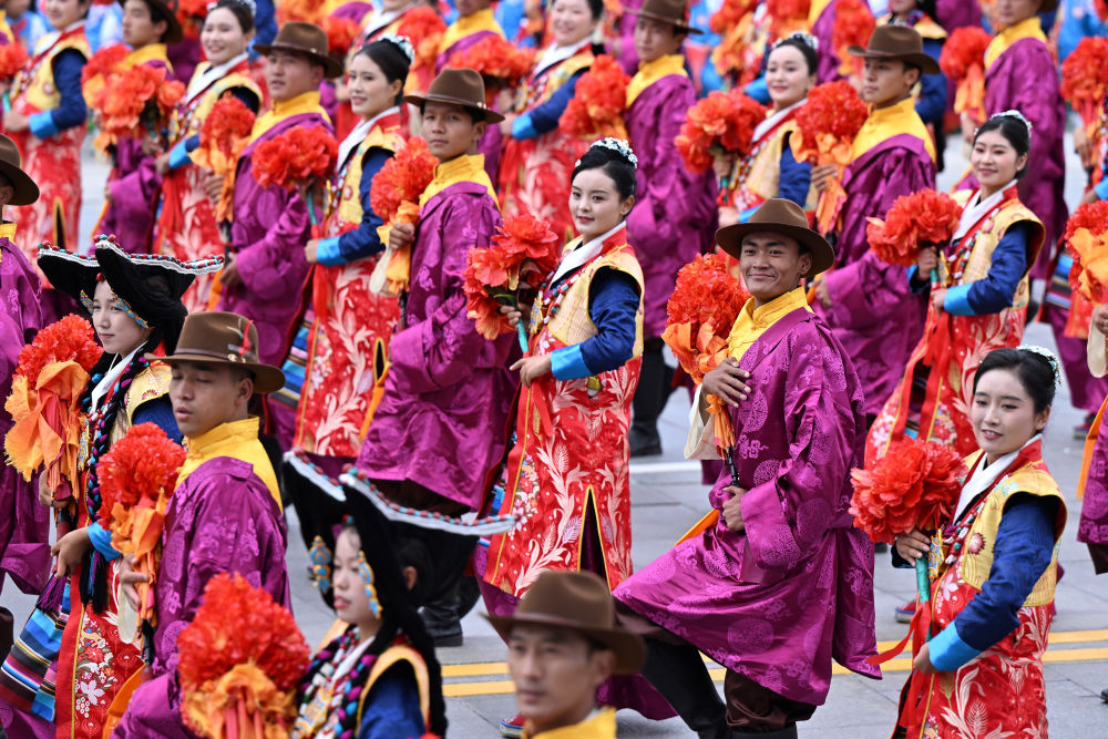 高清大图丨西藏自治区成立60周年庆祝大会现场直击