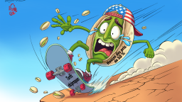 【Actualité en caricatures】 Les pistaches ne sont pas joyeuses