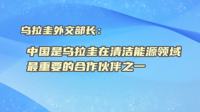 【国际微访谈】乌拉圭外交部长：中国是乌拉圭在清洁能源领域最重要的合作伙伴之一