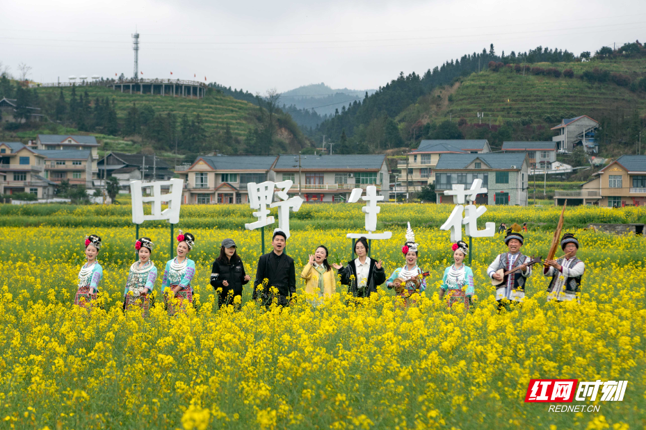 万亩花海作舞台 “四季村歌”在会同