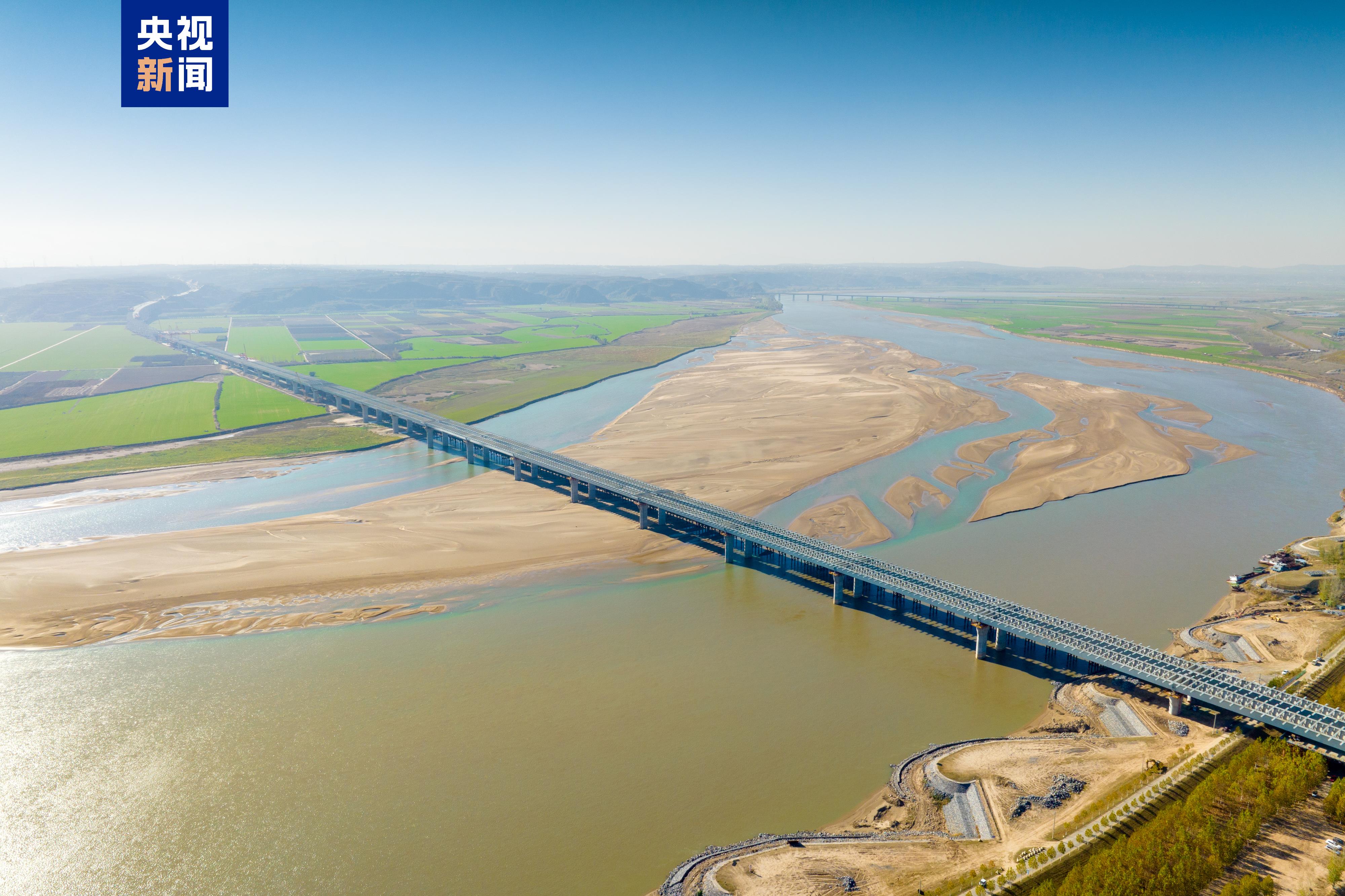 辐射豫西北 联动晋西南 沁伊高速黄河特大桥主桥顺利合龙