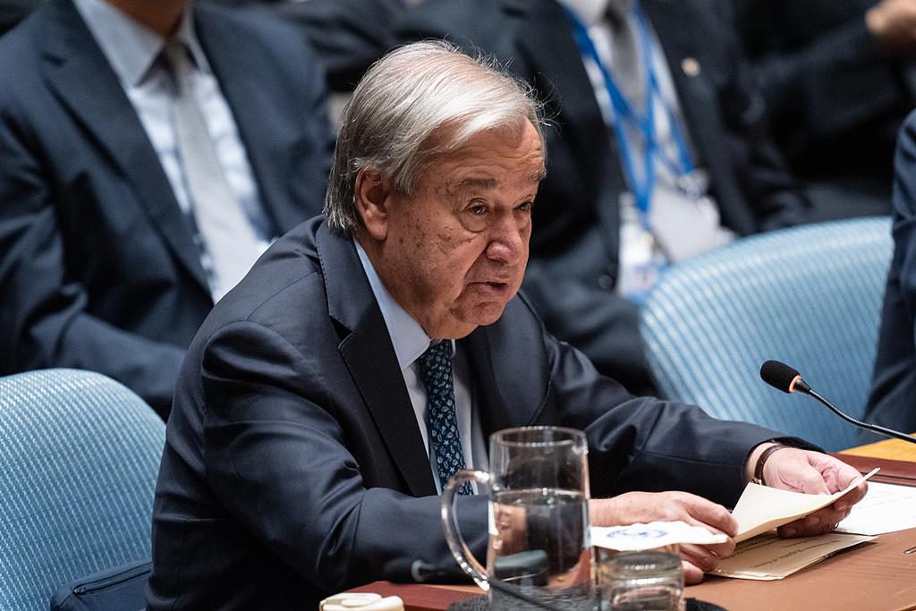 联合国秘书长呼吁抓住机遇 结束加沙冲突