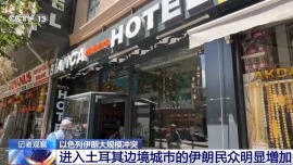总台现场直击丨机票紧张 客房满员 伊朗民众涌入土耳其边境城市凡城
