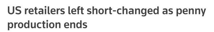 全球媒体聚焦 | 一分钱难倒美国零售商 硬币短缺引发连锁反应