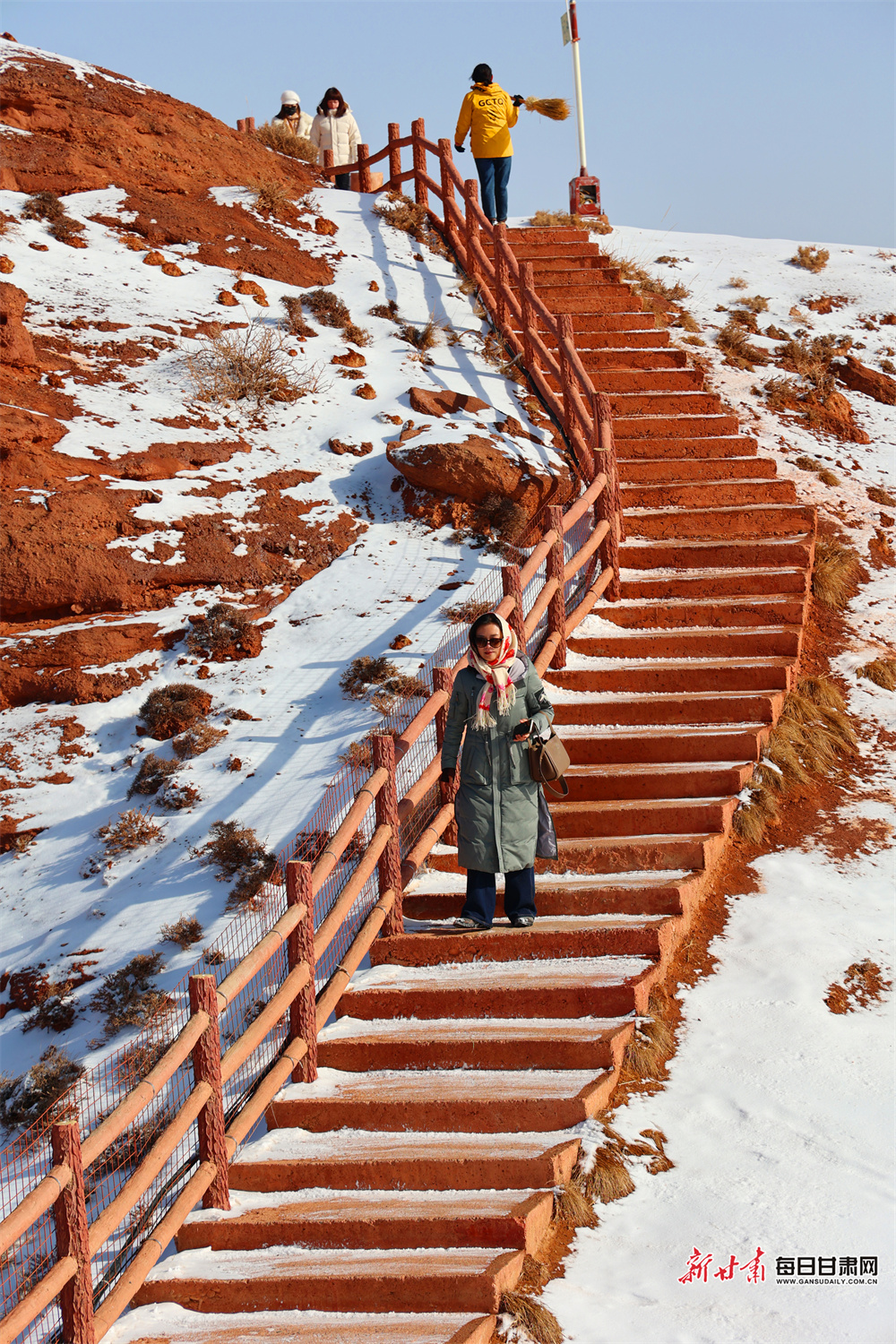 春雪后张掖平山湖大峡谷别样美_fororder_7
