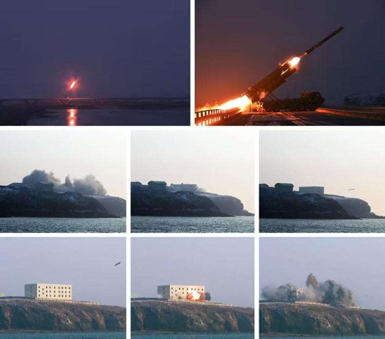 朝鲜进行远程战略巡航导弹发射训练