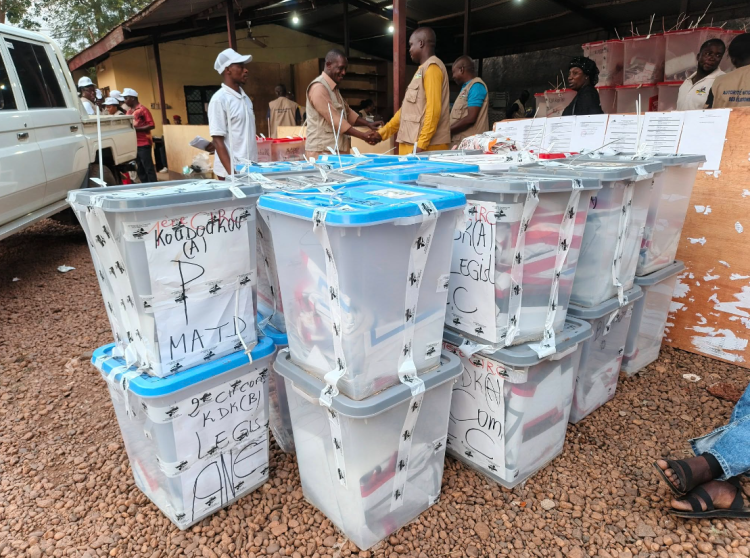 初步计票结果显示中非共和国现总统图瓦德拉赢得连任