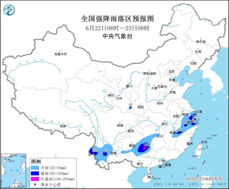 暴雨、高温预警齐发 多地有雷暴大风等强对流天气