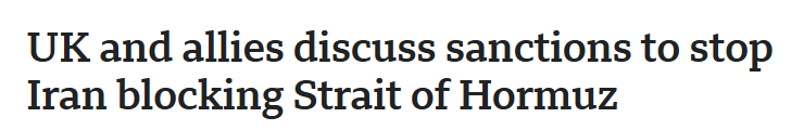 闪评 | 事关霍尔木兹海峡：伊朗与阿曼共拟监管协议 英国召集会议未邀请美国
