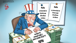【Caricatura editorial】¡Siempre impone más multas, y no se cansa!