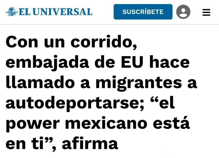 用墨西哥民谣宣扬“自行遣返” 美驻墨使馆AI视频引争议