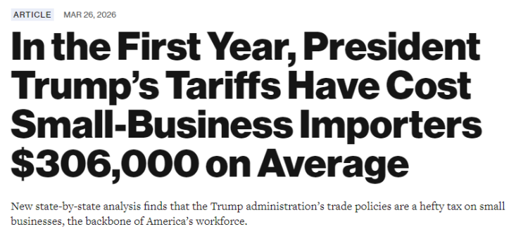 【世界说】关税反噬效应下的美国小企业现状：没有发展，只是勉强生存