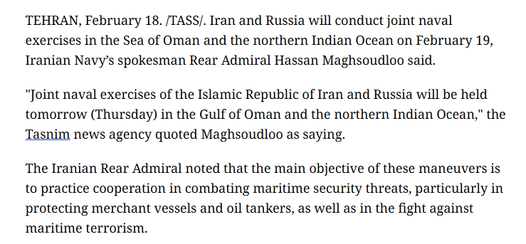 伊朗俄罗斯关键时期举行海上联合军演有何考量？