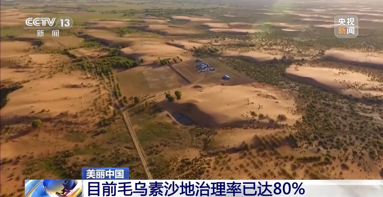 毛乌素沙地治理率已达80% 下一个目标：100%！