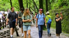 夏日旅游升温 张家界国家森林公园迎来八方客