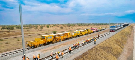 【“一带一路”央企逐梦】中央线标准轨铁路五标项目