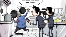 【Editorial Cartoon】A Guilty Conscience Needs No Accuser