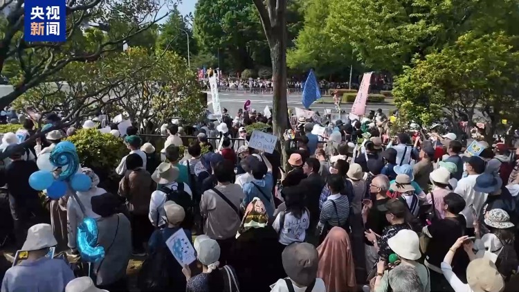 视频丨约3.6万日本民众集会抗议政府推动修宪