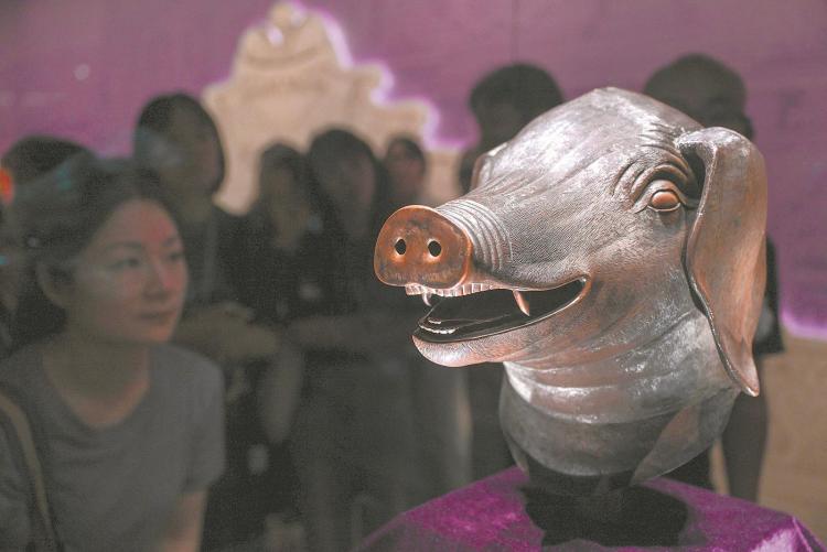国宝归来——安徽博物馆圆明园兽首暨海外回流文物特展举行_fororder_国宝归来3