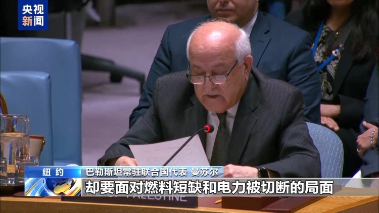 安理会举行巴以问题公开会 美以代表和巴勒斯坦代表互相谴责
