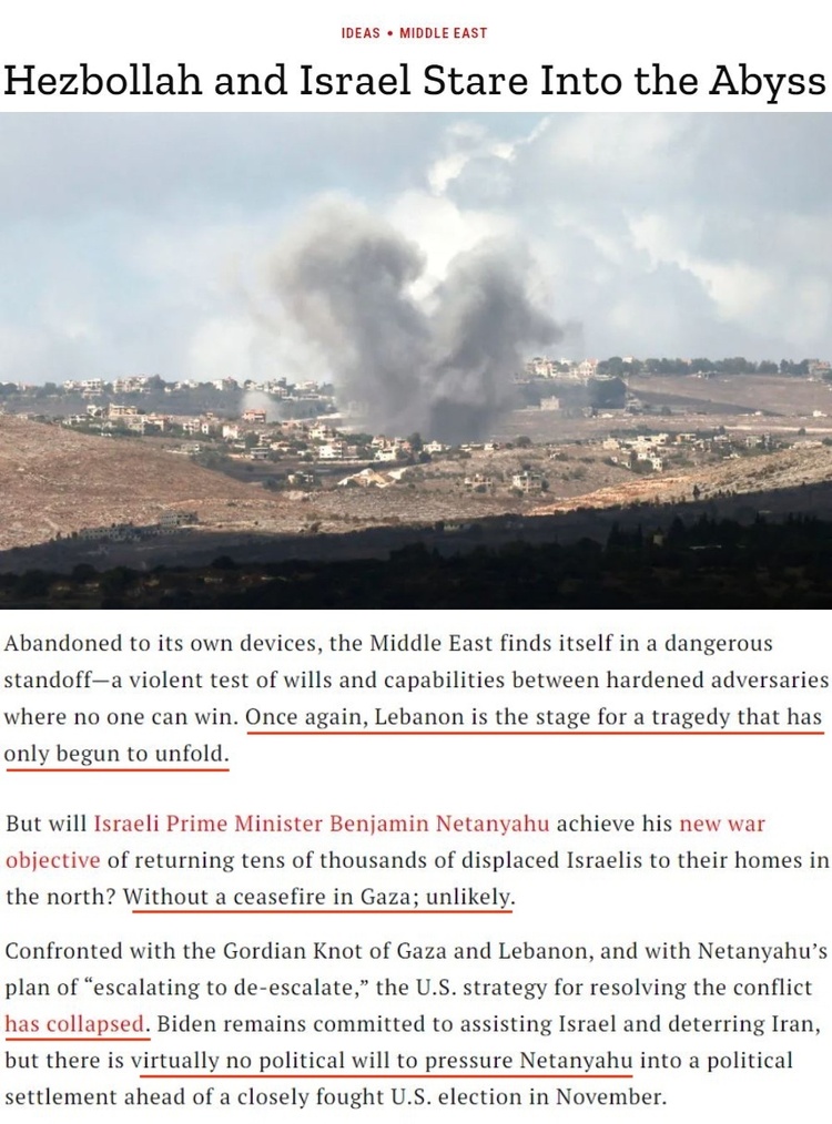 “美国就是这样鼓励以色列袭击黎巴嫩的”