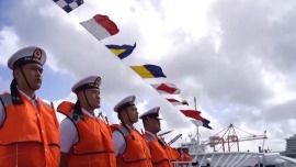 视频丨海军“丝路方舟”号医院船抵达巴巴多斯