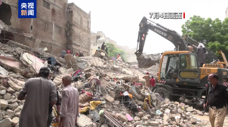 巴基斯坦卡拉奇建筑倒塌事故死亡人数升至27人