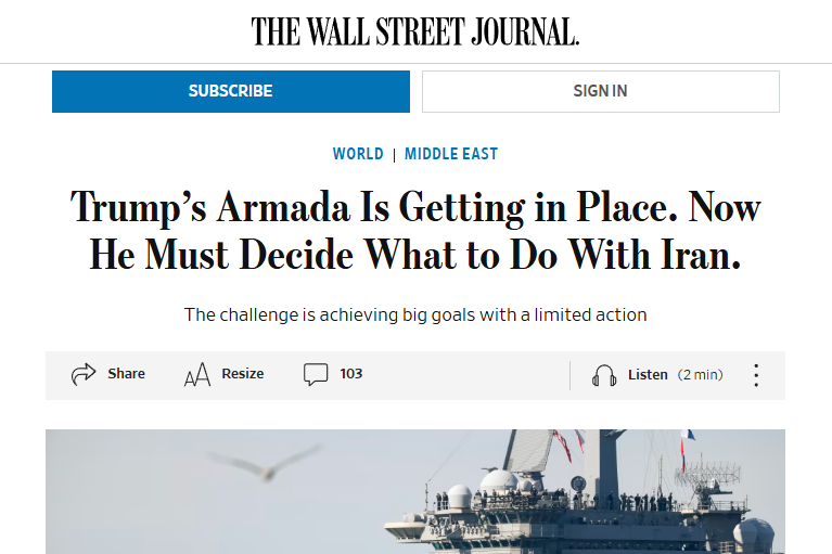 闪评 | 重兵压境与谈判信号并行 美国对伊朗“极限施压”究竟想要什么？