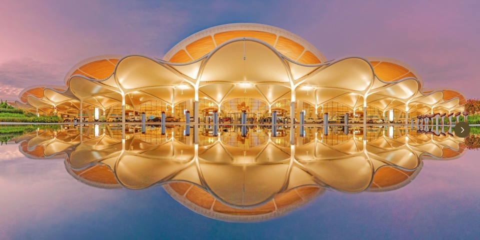 "Flower Crown of the Goat City" in Full Bloom: Guangzhou Baiyun International Airport Terminal 3 Put into Operation_fororder_11