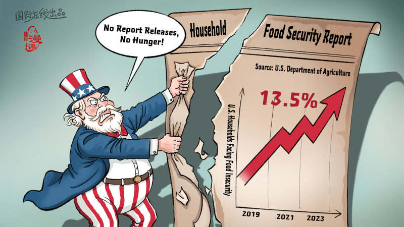 【Editorial Cartoon】The Great Hunger Vanishing Act