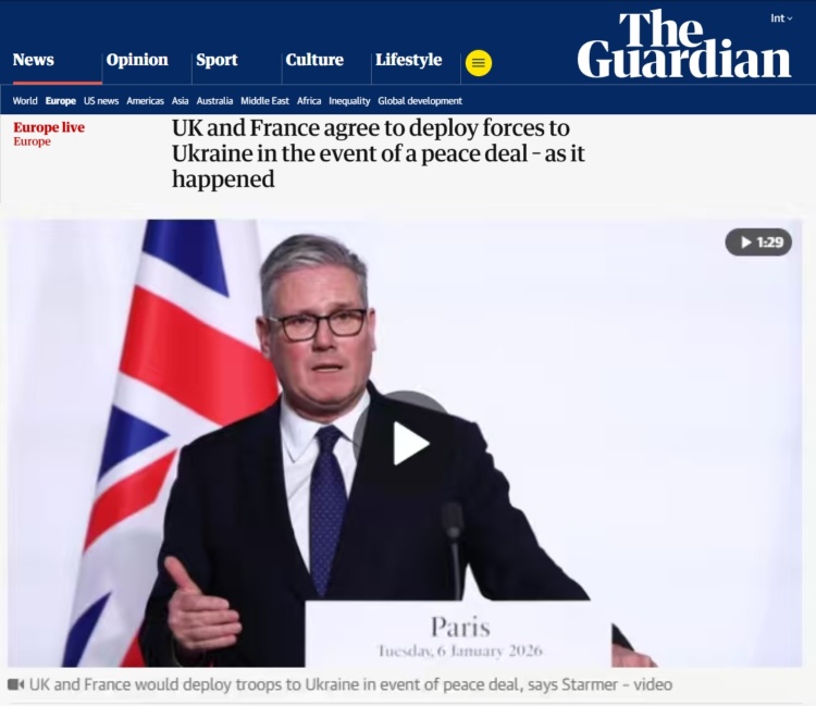 闪评 | 美称乌安全协议基本完成 法英计划战后驻军 乌安全保障能否实现？